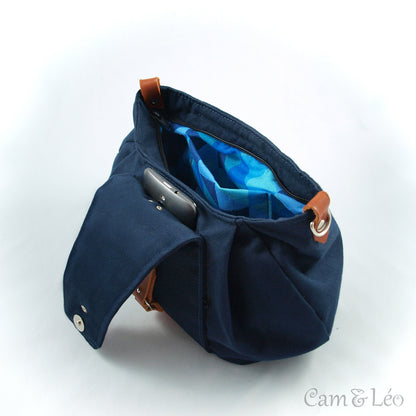 Mini Sac à main personnalisable bleu "Chaudron" Prototype 1